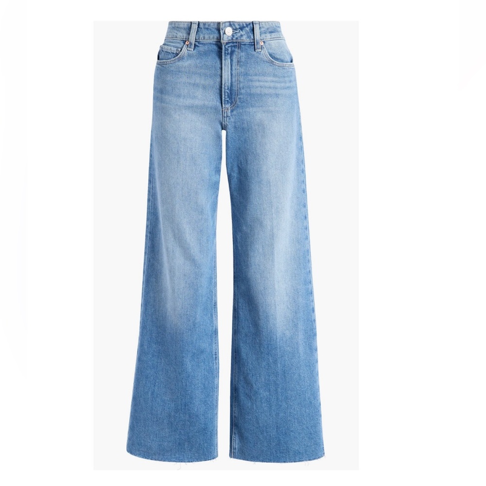 PAIGE Anessa High Rise Wide Leg Jeans